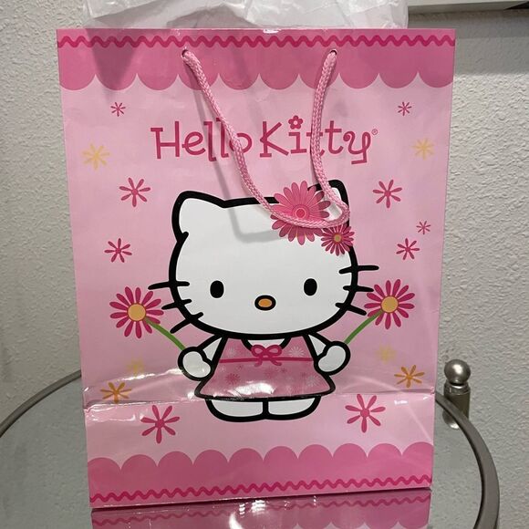 Hello Kitty medium pink gift bag - Picture 2 of 6